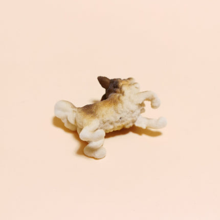 Flocked Puppy Dog 1.5" – Chihuahua/Terrier Mini Figure (Pre-Owned)