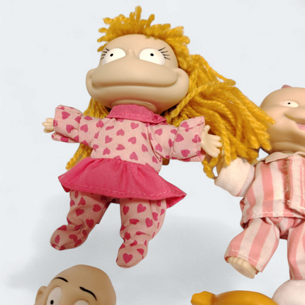 Nickelodeon Rugrats Baby Dil Angelica Spike Lil – Lot of 4 (GITD, Pre-Owned)
