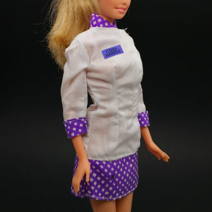 White Chef Dress with Polka Dot – Career Outfit (Pre-Owned)