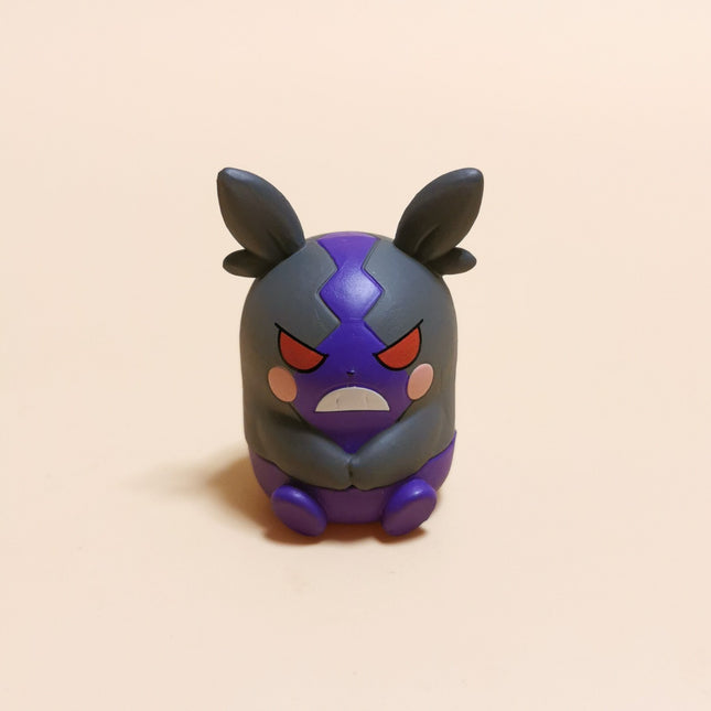 Pokemon Morpeko Hangry Mode 1.5" Mini Figure – Stationery Clip (Bandai, Pre-Owned)