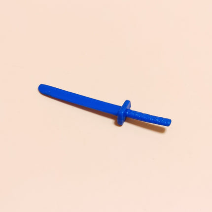GI Joe Ryu V1 Short Sword Blue – Weapon Part (Hasbro 1993, Pre-Owned)