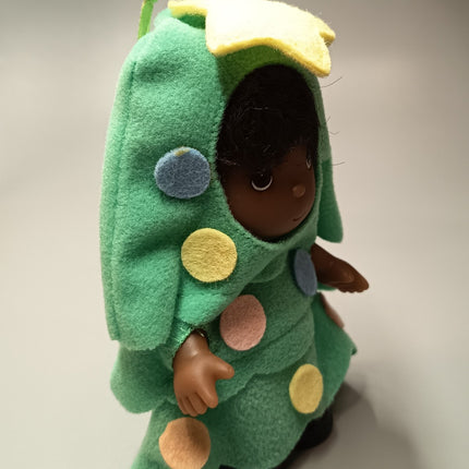 Precious Moments Xmas Tree Outfit AA Boy – 5" Doll Ornament (Enesco, Pre-Owned)
