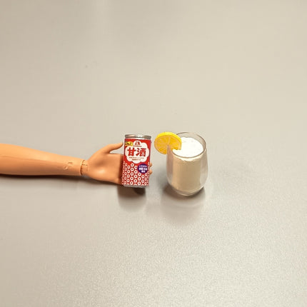 Re-Ment Miniature Soda Drink with Lemon Slice – Refreshing Beverage (Pre-Owned)