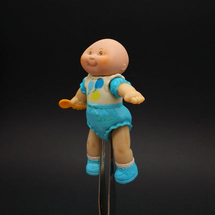 Vintage 1984 Cabbage Patch Kid BALD BABY 3.5" Figure Kid Birthday Cake Topper