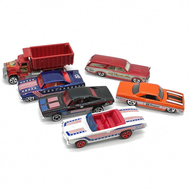 Hot Wheels Muscle Car Diecast Model – Barracuda Formula S Dodge GM Mix Lot of 6 (Pre-Owned)