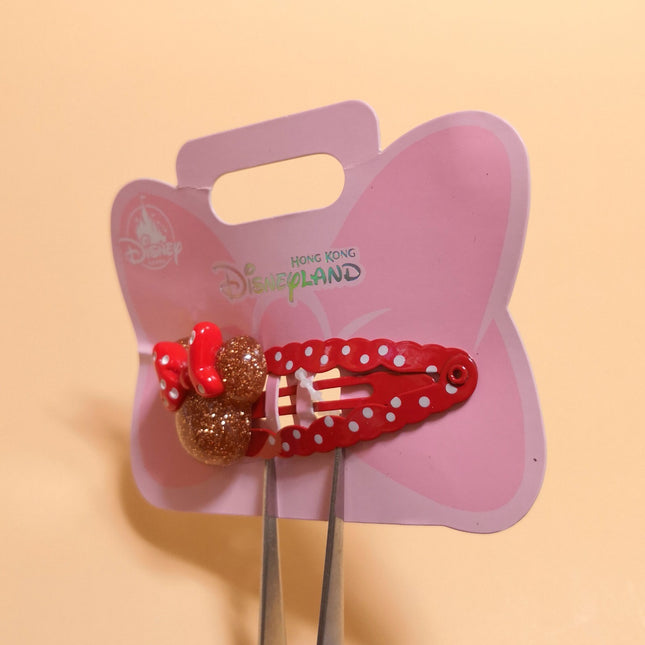 Disneyland Minnie Mouse Red Bow Hair Clip – HKDL Girl Gift (Unused)