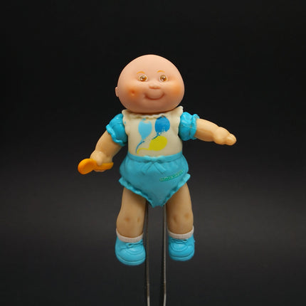 Vintage 1984 Cabbage Patch Kid BALD BABY 3.5" Figure Kid Birthday Cake Topper