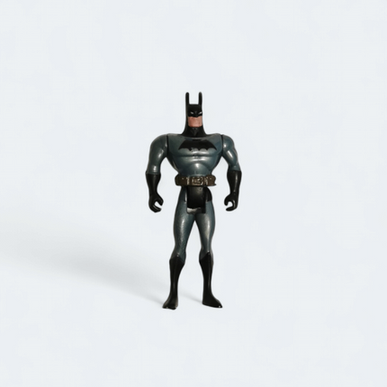 Miniature Animated Batman – 2.5" Figure & Batman Logo 2" Keyring Lot (Pre-Owned)