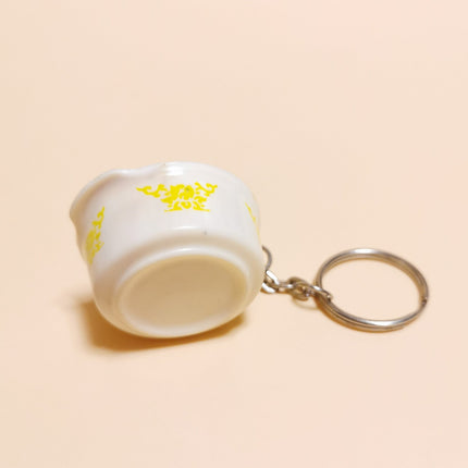 Miniature Buddha's Temptation Chinese Food 1.75" Keychain Charm – Dollhouse Meal (Pre-Owned)