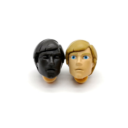 Star Wars Toybox Luke Skywalker 3/4" Head Only – Unpainted Figure Disney Custom (Pre-Owned)