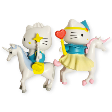 Sanrio Princess Hello Kitty & Prince Daniel Riding Unicorn – 3" Valentine Figure (Pre-Owned)