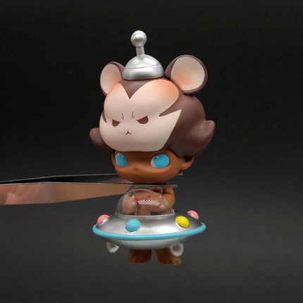 Pop Mart x Dimoo World UFO Boy – 3" Space Vinyl (Pre-Owned)
