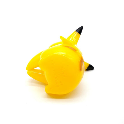 Pokemon Pikachu Sofubi Grip Grab – 3" PVC Figure (Banpresto 1998, Pre-Owned)