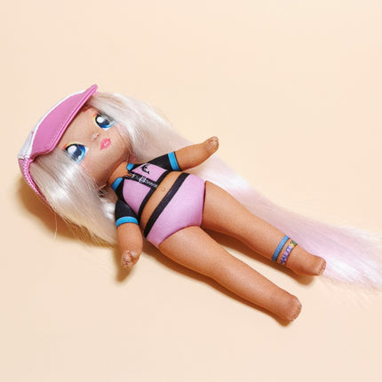 Na Na Na Surprise Krysta Splash – 7" Doll with Pink Hat (MGA, Pre-Owned)