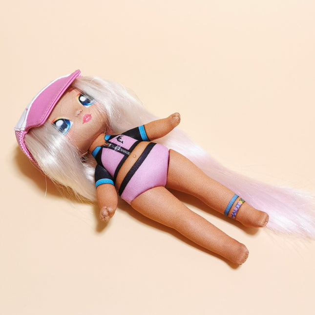 Na Na Na Surprise Krysta Splash – 7" Doll with Pink Hat (MGA, Pre-Owned)