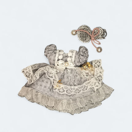 LOL OMG Doll Fashion Gray Lace Dress Casual Outfit – 20cm Clothes (Pre-Owned)