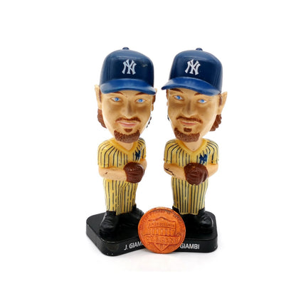 MLB New York Yankees Jason Giambi – 3" Bobblehead Lot of 2 (2002, Pre-Owned)