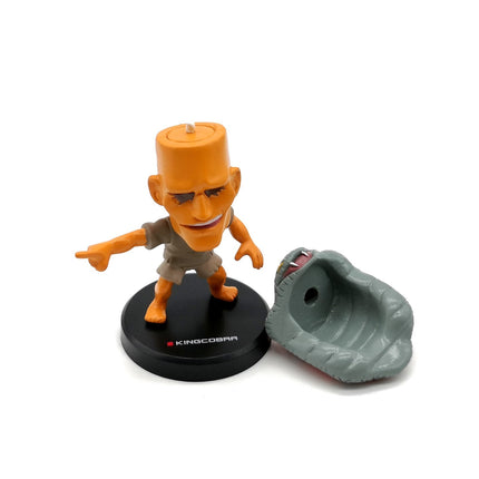 Kinnikman Ultimate Muscle Man KING COBRA Snake 2" Mini Figure Toy Collectible