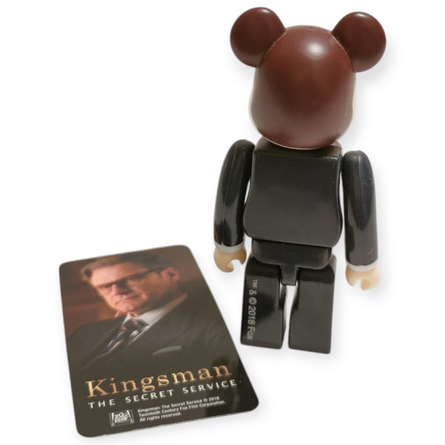 Medicom Bearbrick KINGSMAN HARRY MOVIE HERO 100% be@rbrick Series 36 Toy Figure