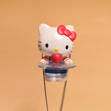 Sanrio Hello Kitty Serving an Apple – 2.25" Cake Topper (2007) (Pre-Owned)