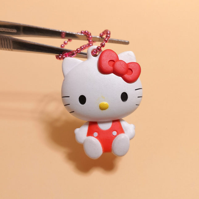 Hello Kitty Petanko Flat – 1.75" Keychain (T-arts 2021, Pre-Owned)