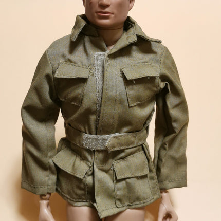 1/6 Scale GI Joe Green Long Sleeves Shirt Tunic Top – Soldier Clothes (Pre-Owned)