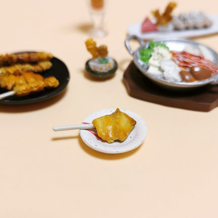 Miniature Japanese Food Set – Sushi Roll, Skewer & Sukiyaki (Pre-Owned)