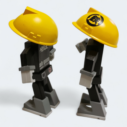 Brothers Worker AH GUM & AH AUN Kenny Works 3.5" Figure Lot of 2 Designer Toy
