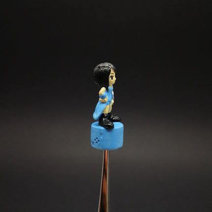 Final Fantasy VIII FF8 Rinoa Heartilly – 1.5" Pencil Topper (Bandai, Pre-Owned)