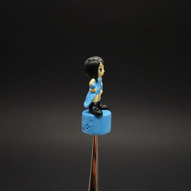 Final Fantasy VIII FF8 Rinoa Heartilly – 1.5" Pencil Topper (Bandai, Pre-Owned)