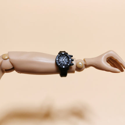 1/6 Scale Black Wristwatch – for 12" Action Figure (Pre-Owned)
