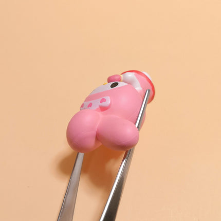 Sanrio My Melody Eating Donut – 2" Pink Series Figure (2021) (Pre-Owned)