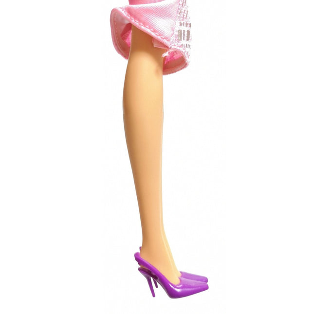 Barbie Doll Purple Pointy Slingback High Heel Shoes – 1/6 Scale (Pre-Owned)