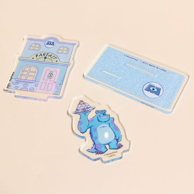 Monsters Inc Sulley 1.5" Clear Acrylic Stand – Takara Tomy (Pre-Owned)