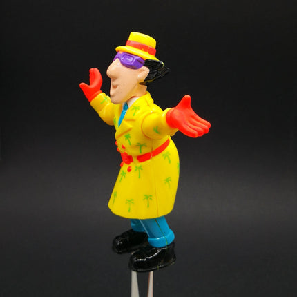 Vintage 1992 INSPECTOR GADGET Windsurfer 5" Figure Loose Toy Collectible TIGER