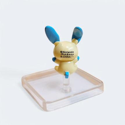 Pokemon Full Color Advance Minun 1" Mini Figure – Pokedex (Bandai, Pre-Owned)