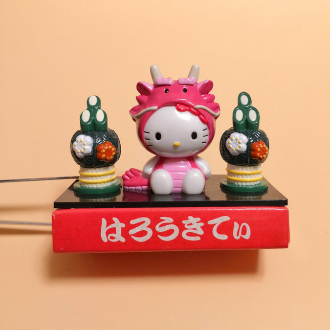 Sanrio Hello Kitty Year of the Dragon – 1.5" Zodiac Statue (1999, Pre-Owned)