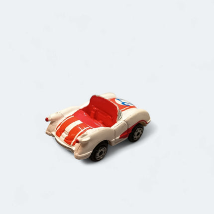 Rare Micro Machines 1992 Ultrafast Chevrolet Corvette #27 – Red Stripe White Car (Pre-Owned)