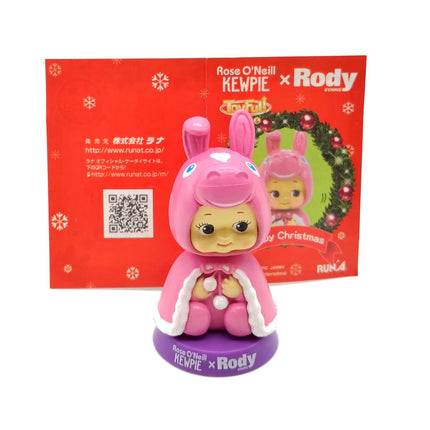 Rose O'Neill Kewpie Baby Pink Rody Bobble Head – 2.5" Christmas Figure (Pre-Owned)