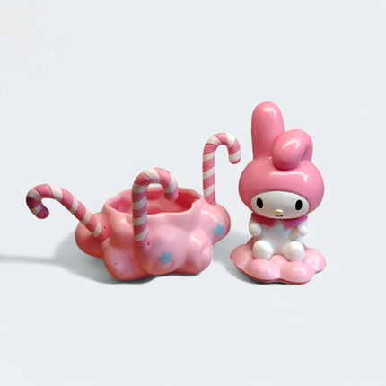 Sanrio My Melody with Candy Cane – 3.5" Storage Box (2012) (Pre-Owned)