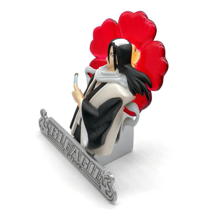 BLEACH BYAKUYA KUCHIKI 3" Mini Figure w Mini Stand 2005 Anime Collectible Bandai