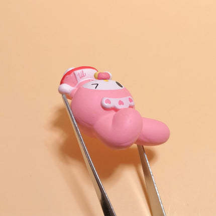 Sanrio My Melody Eating Donut – 2" Pink Series Figure (2021) (Pre-Owned)
