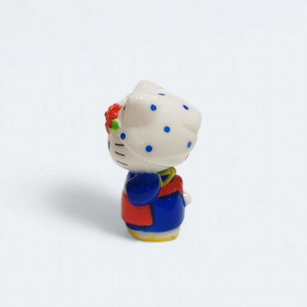 Miniature Hello Kitty in Japanese Maid Outfit 1" Figure (Pre-Owned)