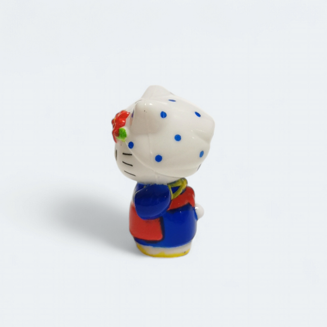 Miniature Hello Kitty in Japanese Maid Outfit 1" Figure (Pre-Owned)