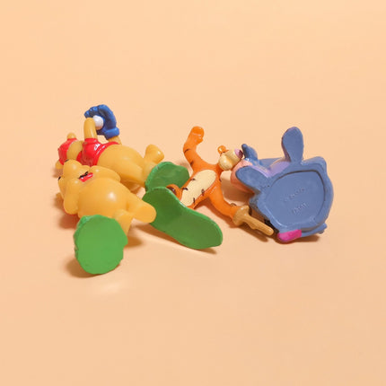 Winnie the Pooh & Friends – 2" Cake Topper Figures (Lot of 4) (Pre-Owned)