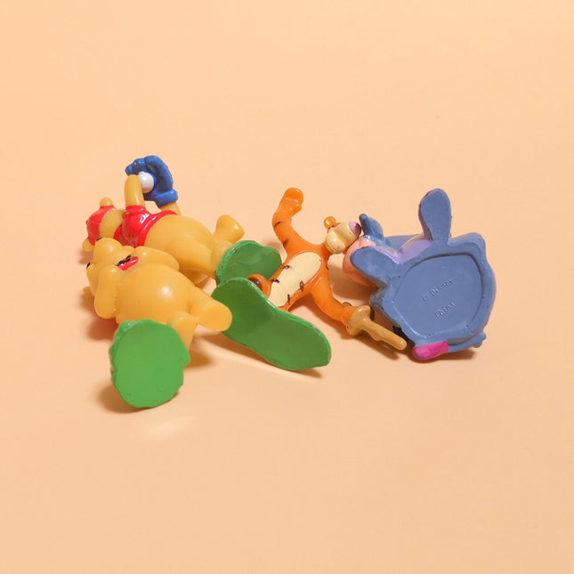 Winnie the Pooh & Friends – 2" Cake Topper Figures (Lot of 4) (Pre-Owned)