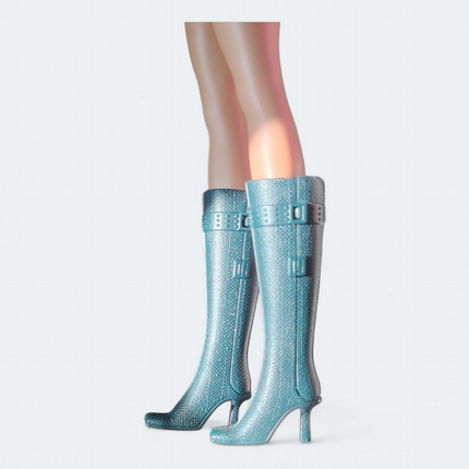 Mattel Barbie Dark Blue Tall Boots – Really Rosy 2003 (Pre-Owned)