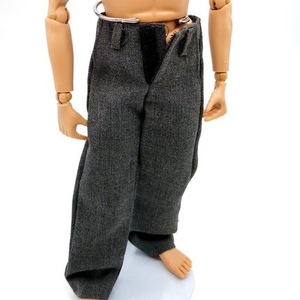 1/6 Scale Male Gray Trouser Dress Pants – for 12" Figure (Pre-Owned)