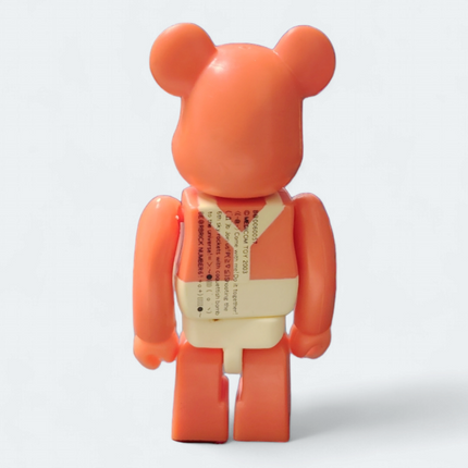 Medicom Bearbrick ORANGE BEAR CUTE TEDDY 100% be@rbrick S6 Series 6 Animal Cute