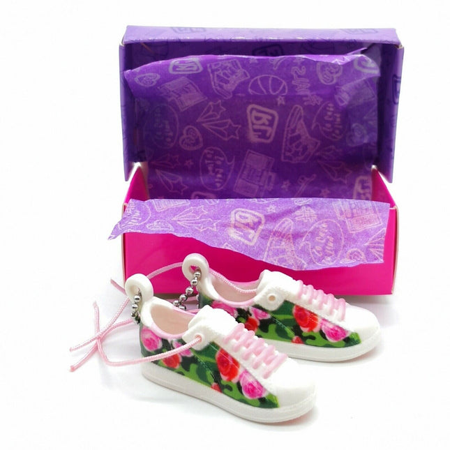 Real Littles Shoes Undercover Roses – Casual Floral Sneaker Keychain (Pre-Owned)
